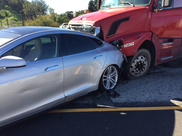 Semi-truck and rear-end collision