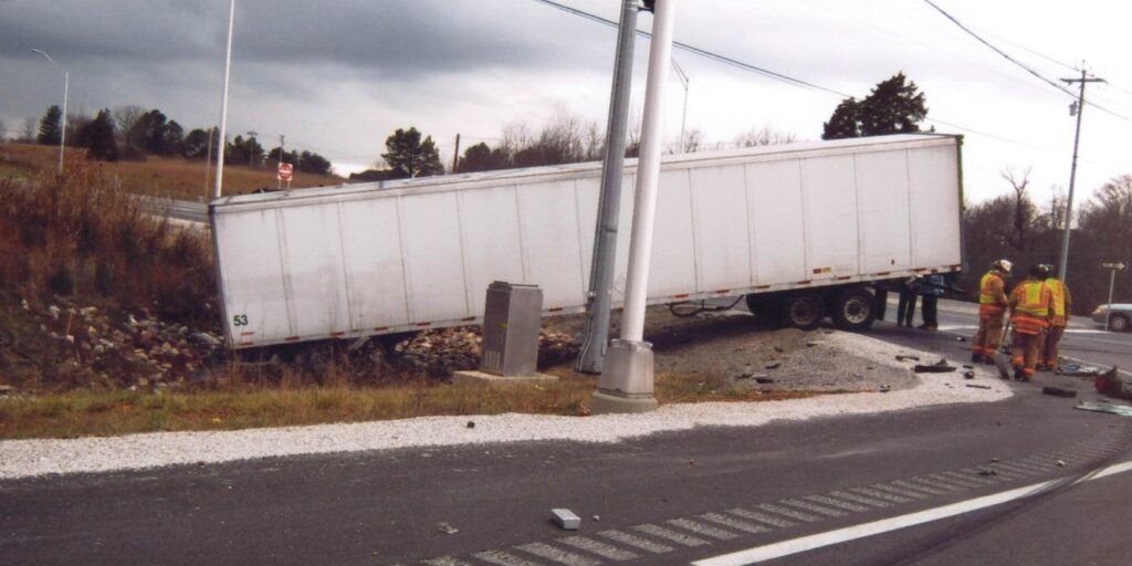 Flora Stuart Semi Crash BGKY