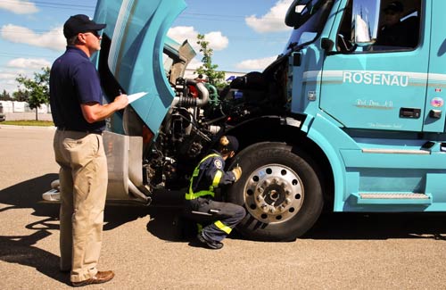 Vehicle Maintenance Tractor Trailer