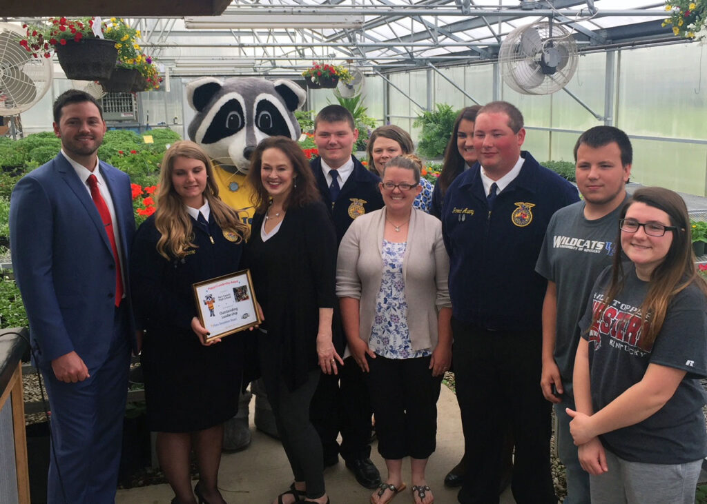 Flora and Poppy visit Hart County High during Poppy’s Field Trip