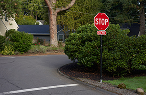 Image of a stop sign representing an injury client who was severely hurt in a Kentucky car accident