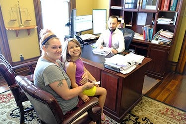 What should I do if my child has been injured in Kentucky